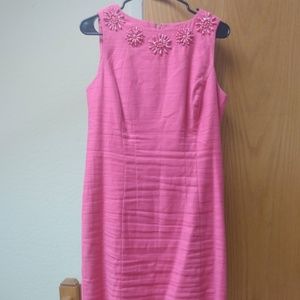 Pink sheath dress
